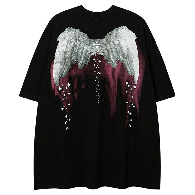 Daulet Apparel Angel Wings Unisex Men Women Streetwear Graphic 10 / XL