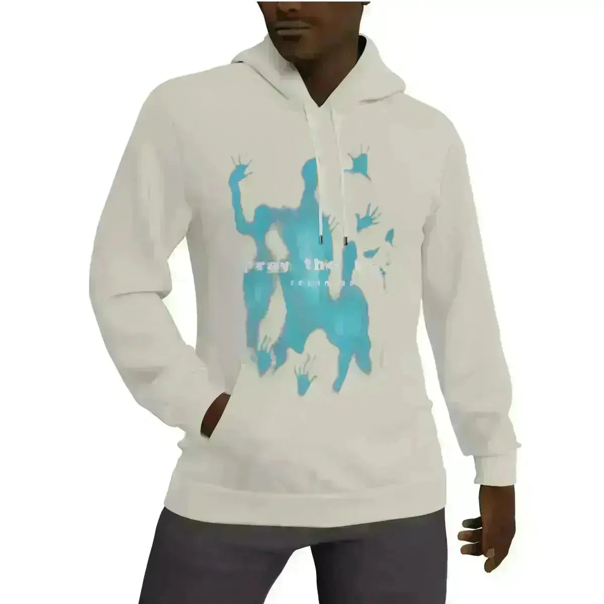 "Fearless Reflections Echo" Men Women Streetwear Graphic Hoodie Ver.1 Yoycol