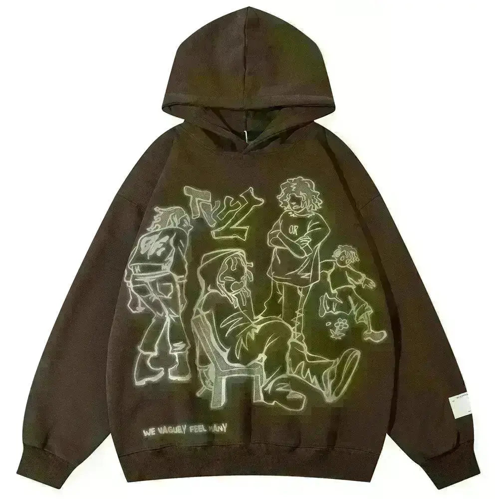 Women kaws x outlet sesame street hooded sweatshirt