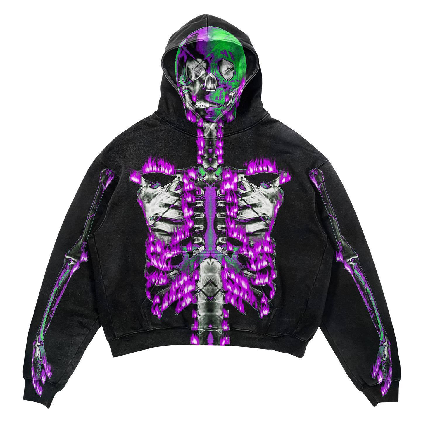 Kids 2024 skull hoodie