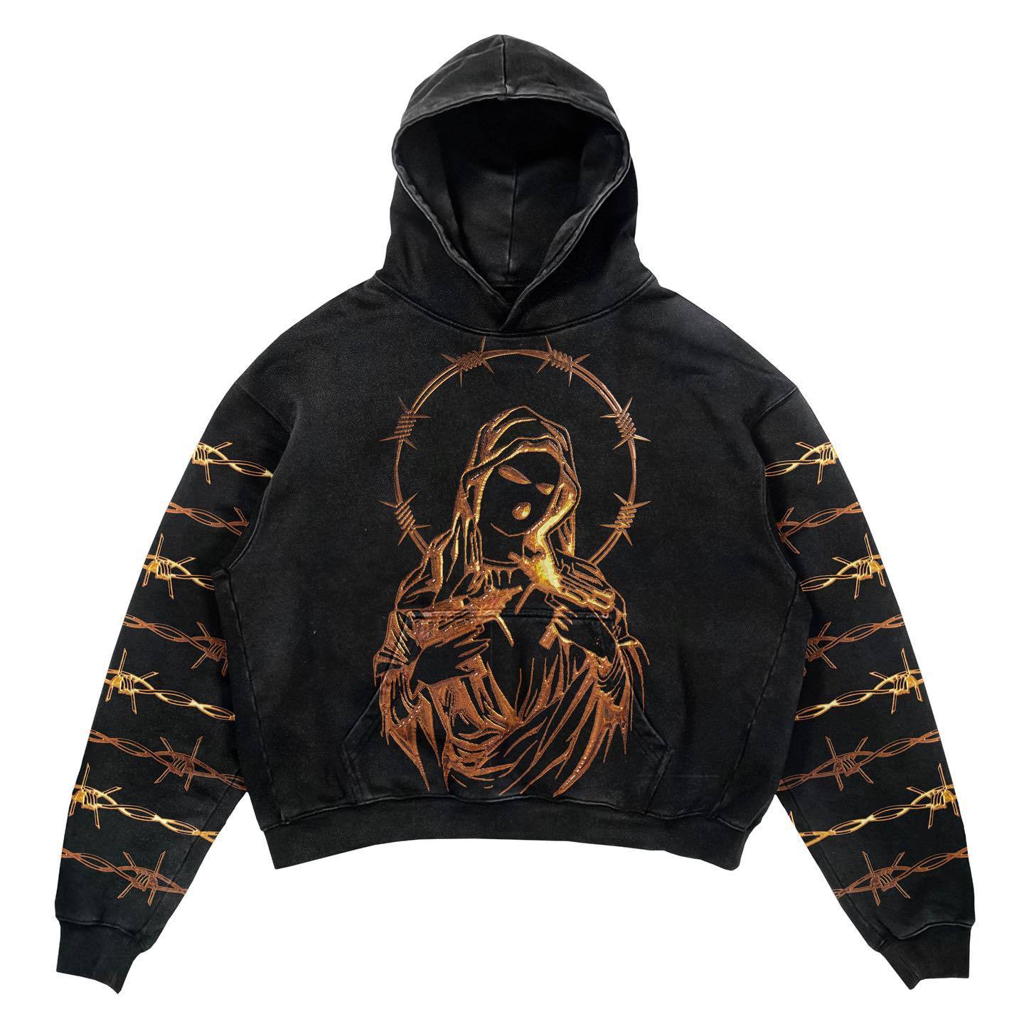 "Golden Child" Unisex Men Women Streetwear Graphic Hoodie Daulet Apparel