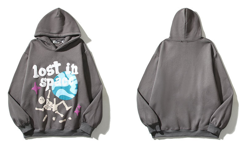 "Calm Echo" Men Women Streetwear Graphic Hoodie Ver.1 Daulet Apparel