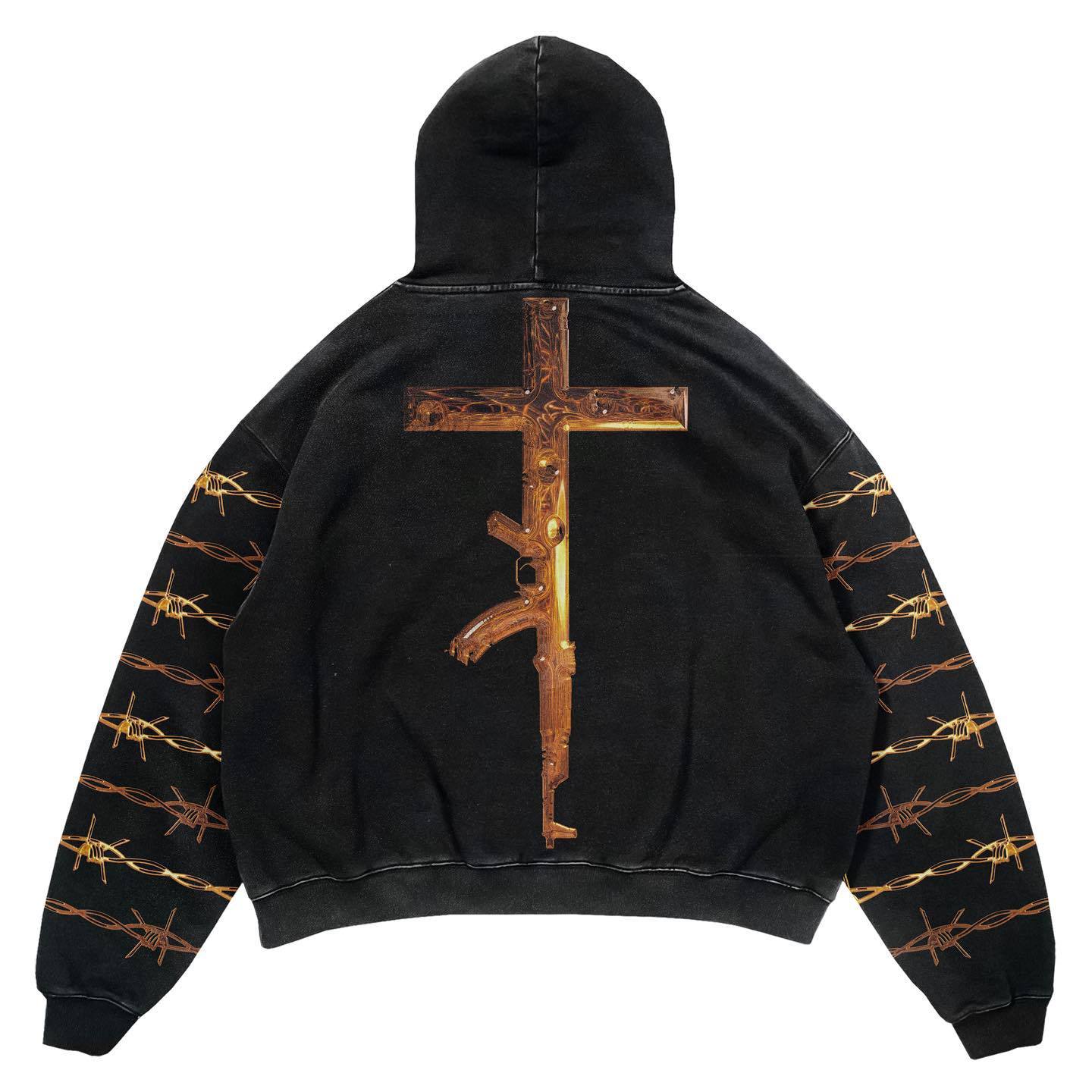 "Golden Child" Unisex Men Women Streetwear Graphic Hoodie Daulet Apparel