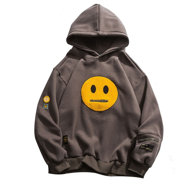 "Mr Smiley" Unisex Hip Hop Men Women Hoodie Daulet Apparel