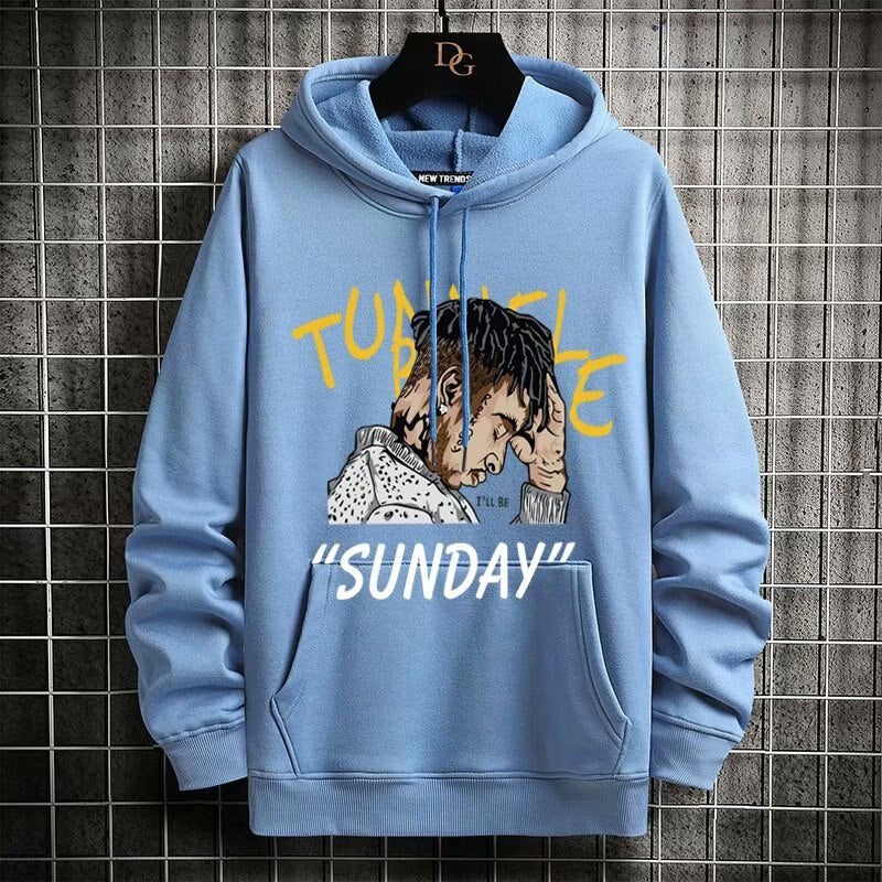 "Sunday Headace" Unisex Men Women Streetwear Graphic Hoodie Daulet Apparel