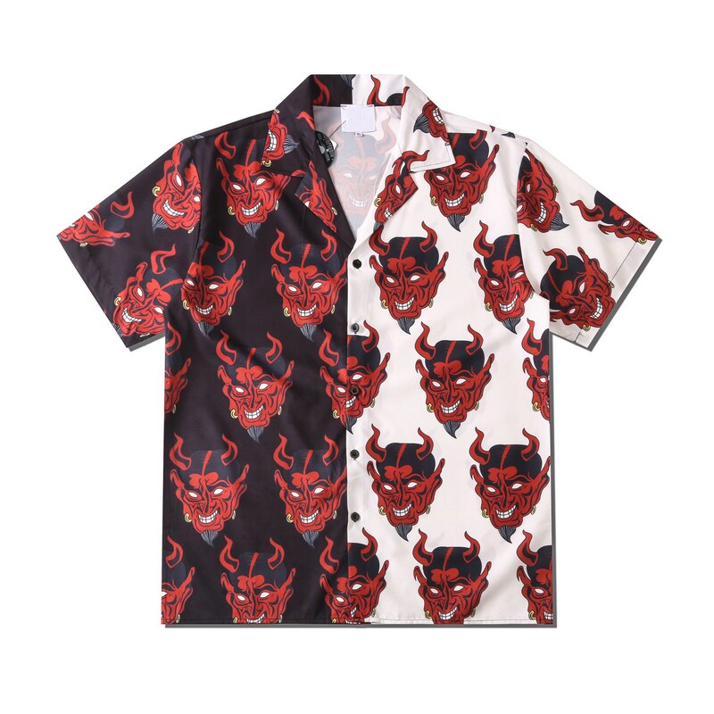 "Devils Work" Unisex Men Women Streetwear Graphic Shirt Daulet Apparel