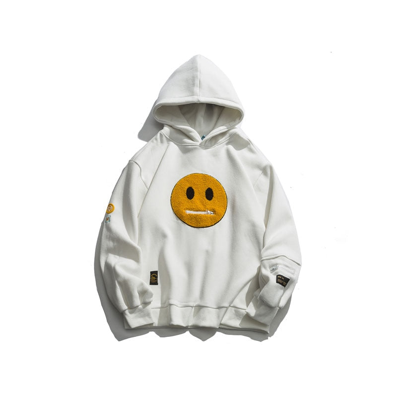 "Mr Smiley" Unisex Hip Hop Men Women Hoodie Daulet Apparel