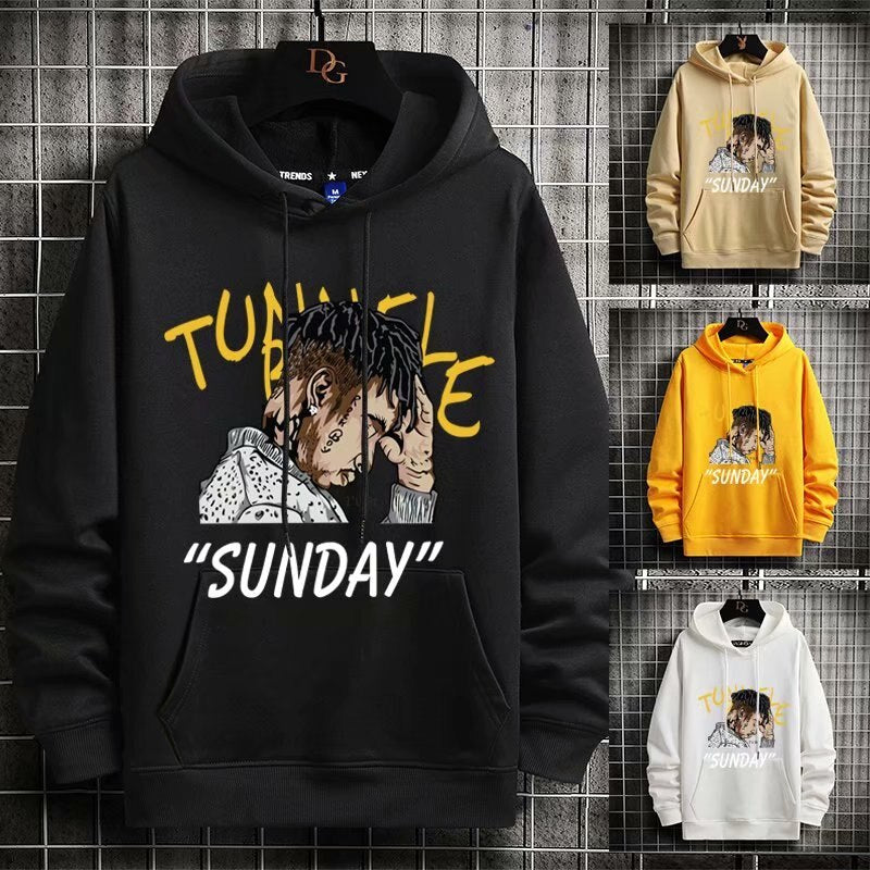 "Sunday Headace" Unisex Men Women Streetwear Graphic Hoodie Daulet Apparel