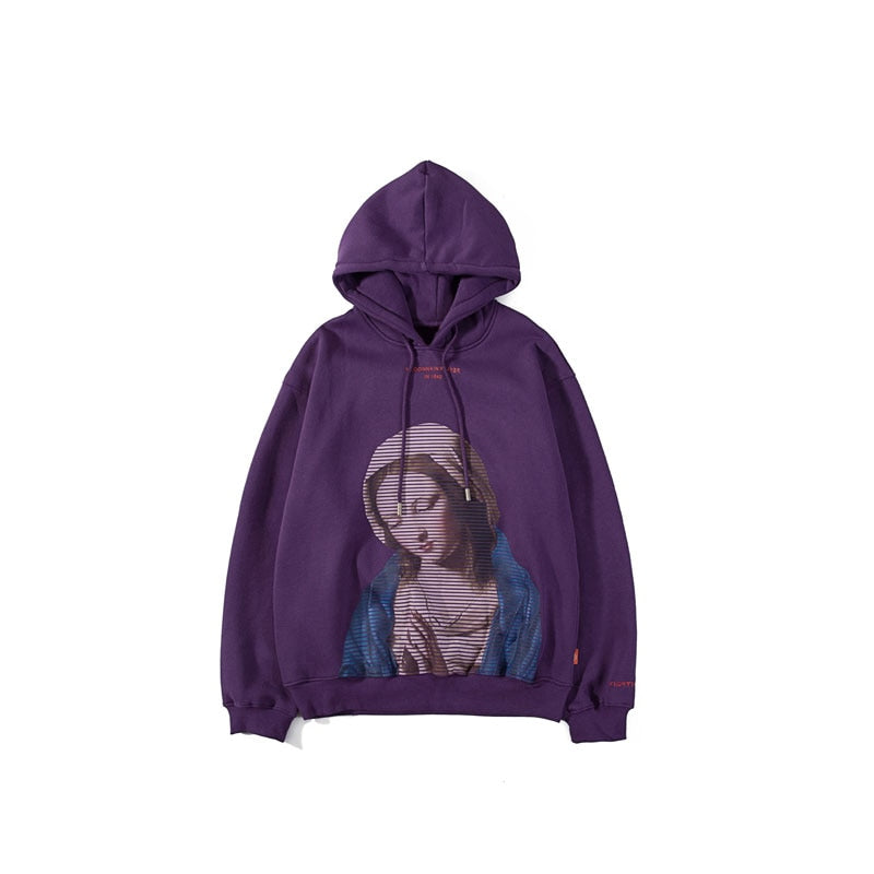 "Praying Over" Unisex Men Women Streetwear Graphic Hoodie Daulet Apparel