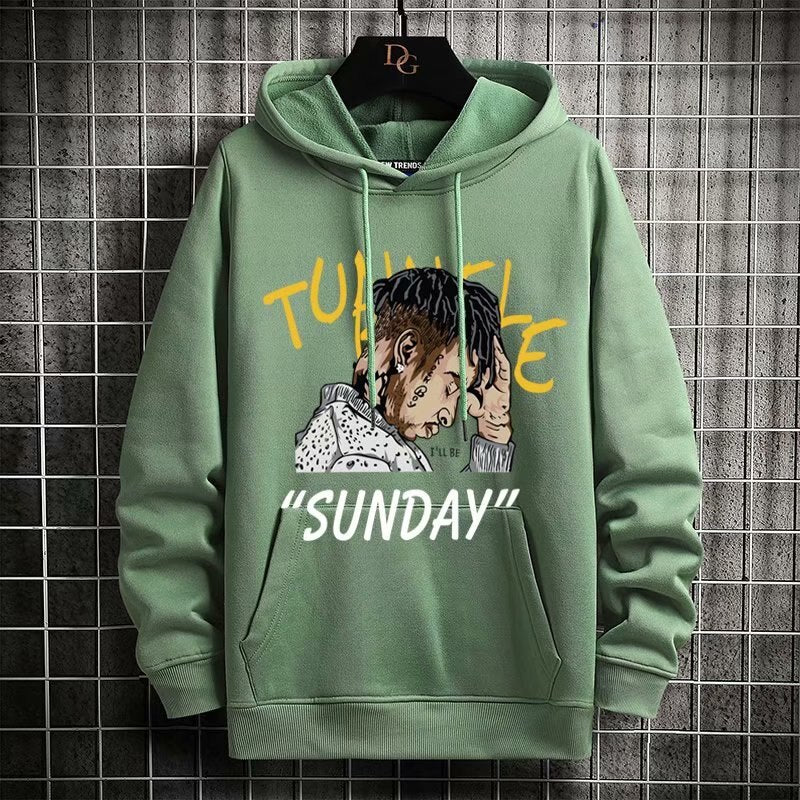 "Sunday Headace" Unisex Men Women Streetwear Graphic Hoodie Daulet Apparel