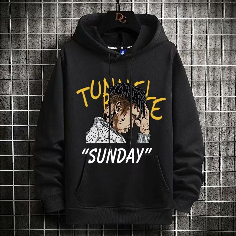 "Sunday Headace" Unisex Men Women Streetwear Graphic Hoodie Daulet Apparel