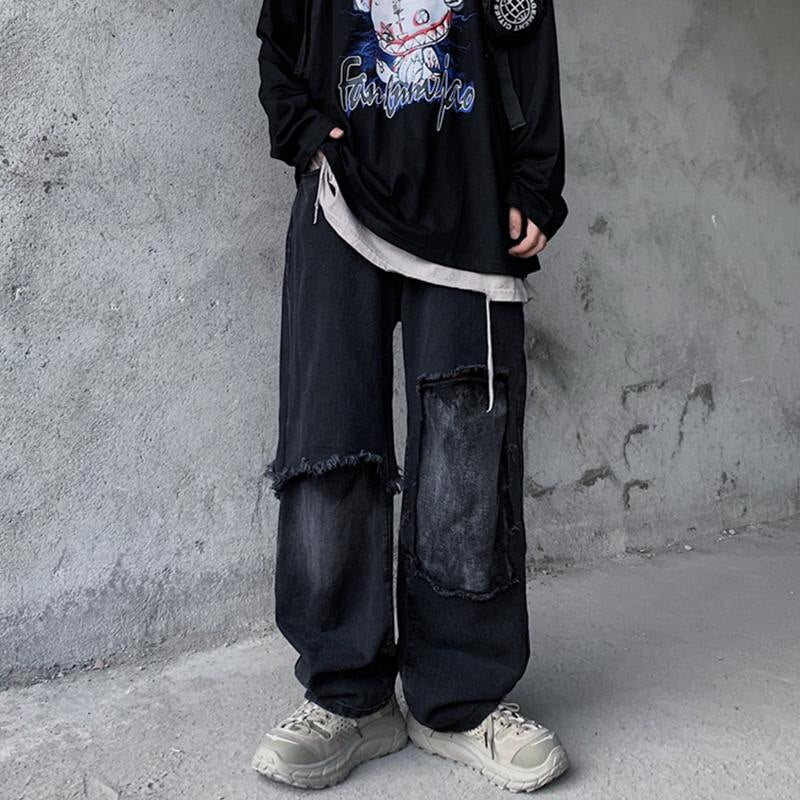 Mens Fashion Harajuku Hip Hop Clothing Streetwear High -  UK