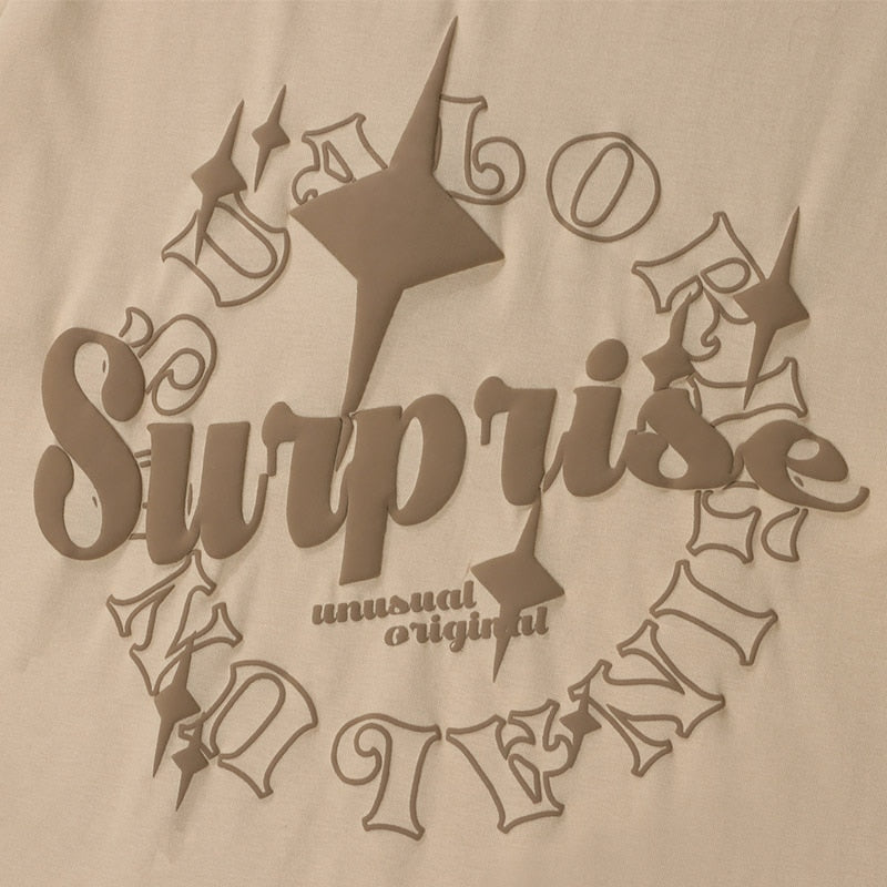 "Surprise" Unisex Men Women Streetwear Graphic T-Shirt Daulet Apparel