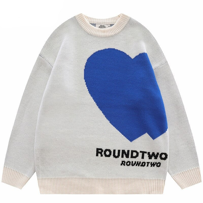 "Round Two" Unisex Men Women Streetwear Graphic Sweatshirt Daulet Apparel