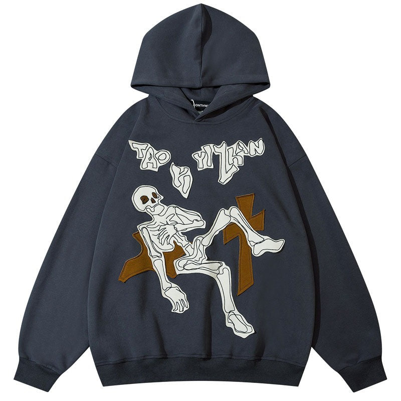 "Holding Still" Unisex Men Women Streetwear Graphic Hoodie Daulet Apparel