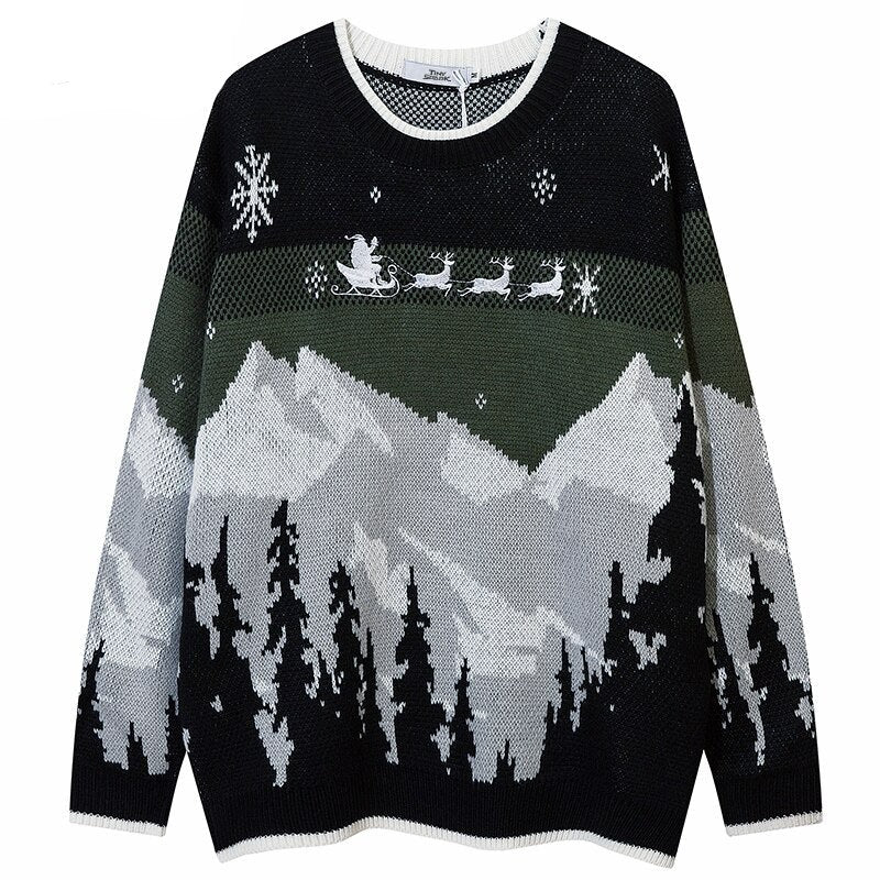 "Wonderland" Unisex Men Women Streetwear Graphic Sweater Daulet Apparel