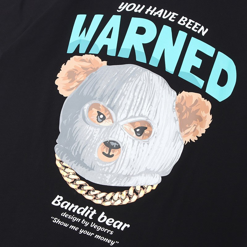 "Been Warned" Unisex Men Women Streetwear Graphic T-Shirt Daulet Apparel