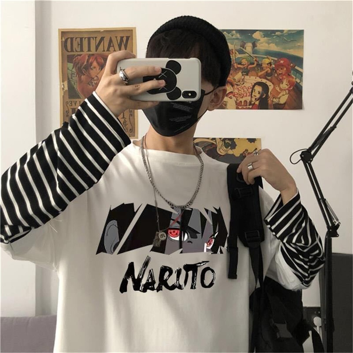 "Rage" Unisex Men Women Streetwear Graphic Long Sleeve Shirt Daulet Apparel