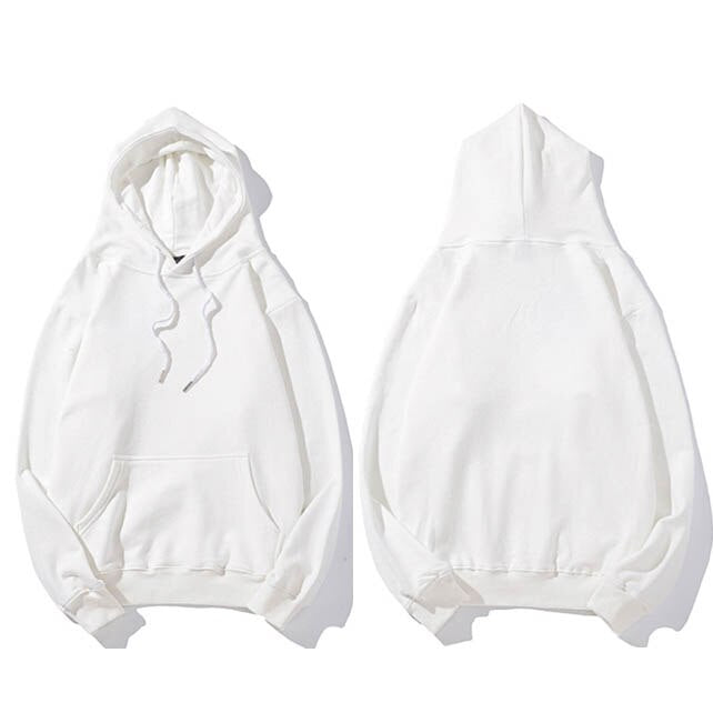 "Plain" Unisex Men Women Streetwear Graphic Hoodie Daulet Apparel