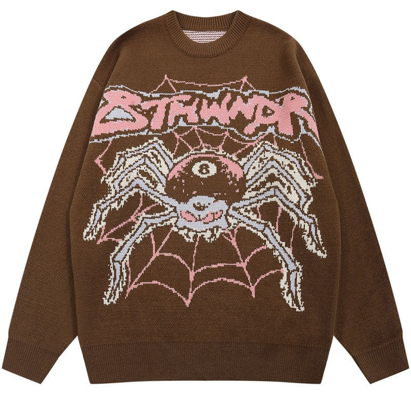 "Eight Legs" Unisex Men Women Streetwear Graphic Sweater Daulet Apparel