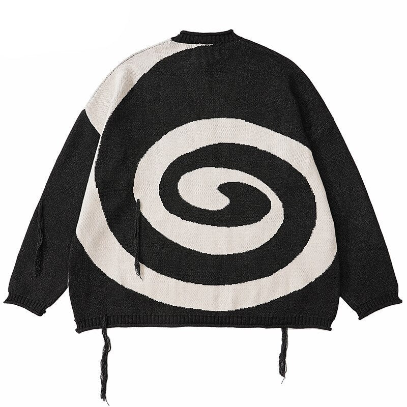 "The Vortex" Unisex Men Women Streetwear Graphic Sweater Daulet Apparel