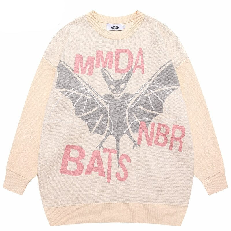 "Man Bat" Unisex Men Women Streetwear Graphic Sweater Daulet Apparel