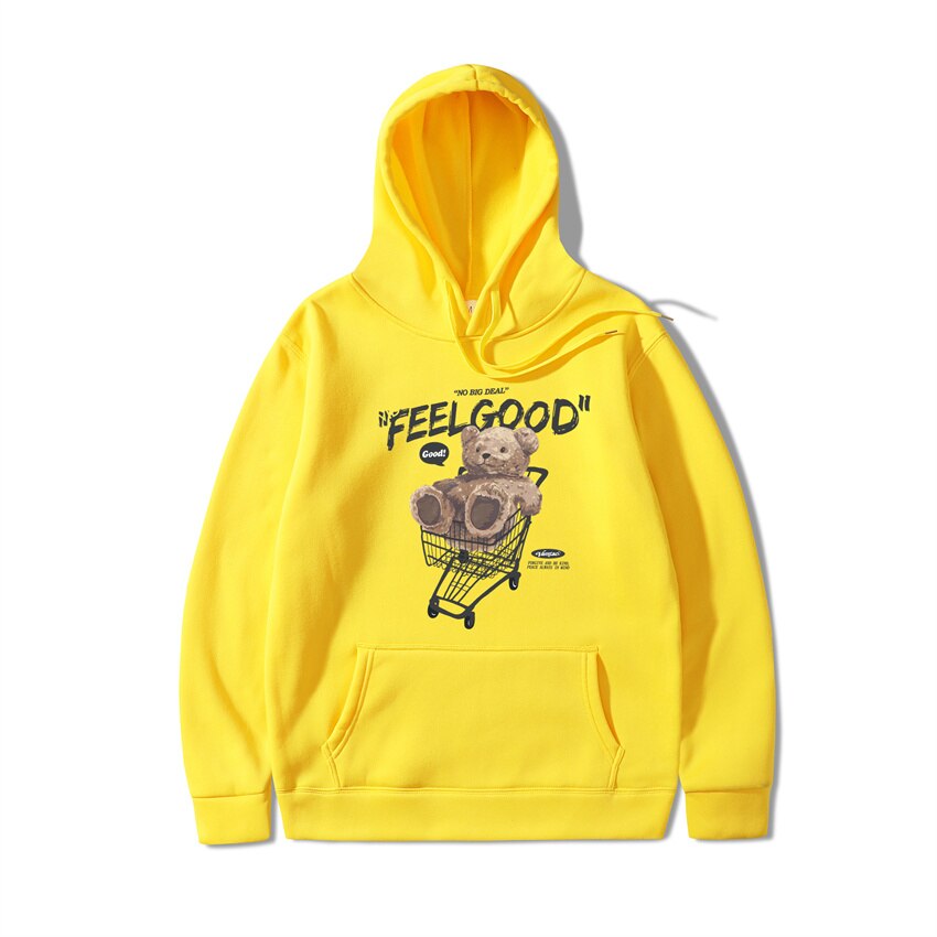 "Feel Good" Unisex Men Women Streetwear Graphic Hoodie Daulet Apparel