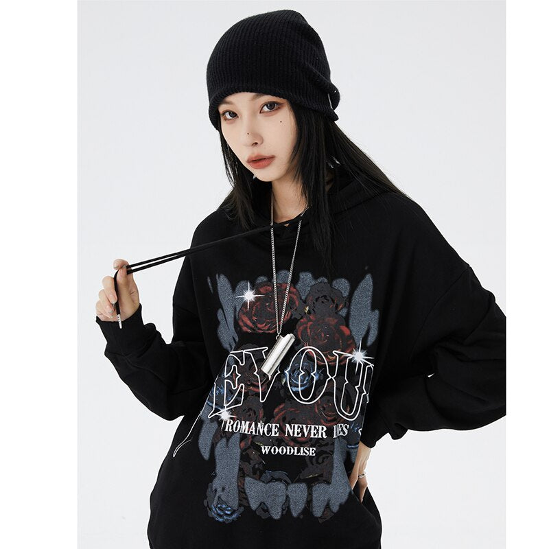 "Devour Forever" Unisex Men Women Streetwear Graphic Hoodie Daulet Apparel