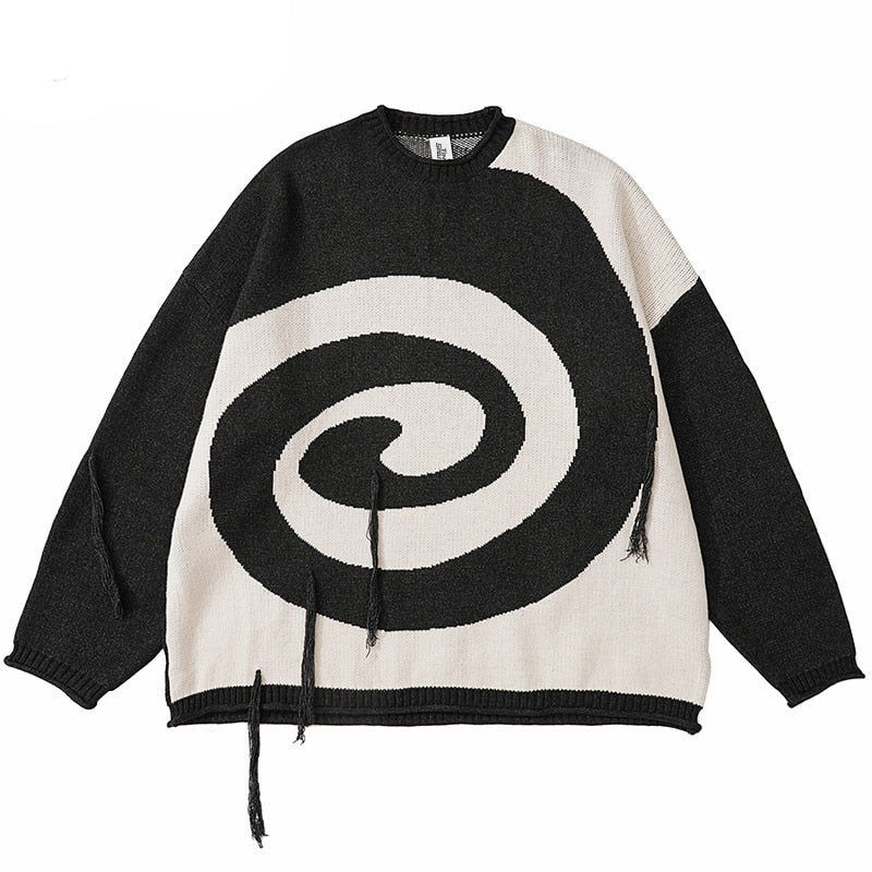 "The Vortex" Unisex Men Women Streetwear Graphic Sweater Daulet Apparel