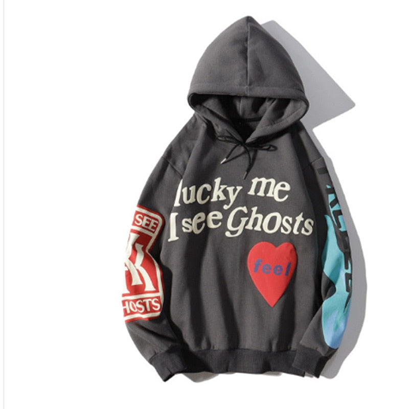 "Lucky Me" Unisex Men Women Streetwear Graphic Hoodie Daulet Apparel