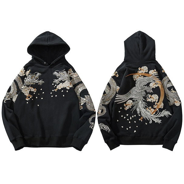 "Dragons Den" Unisex Men Women Streetwear Graphic Hoodie Daulet Apparel