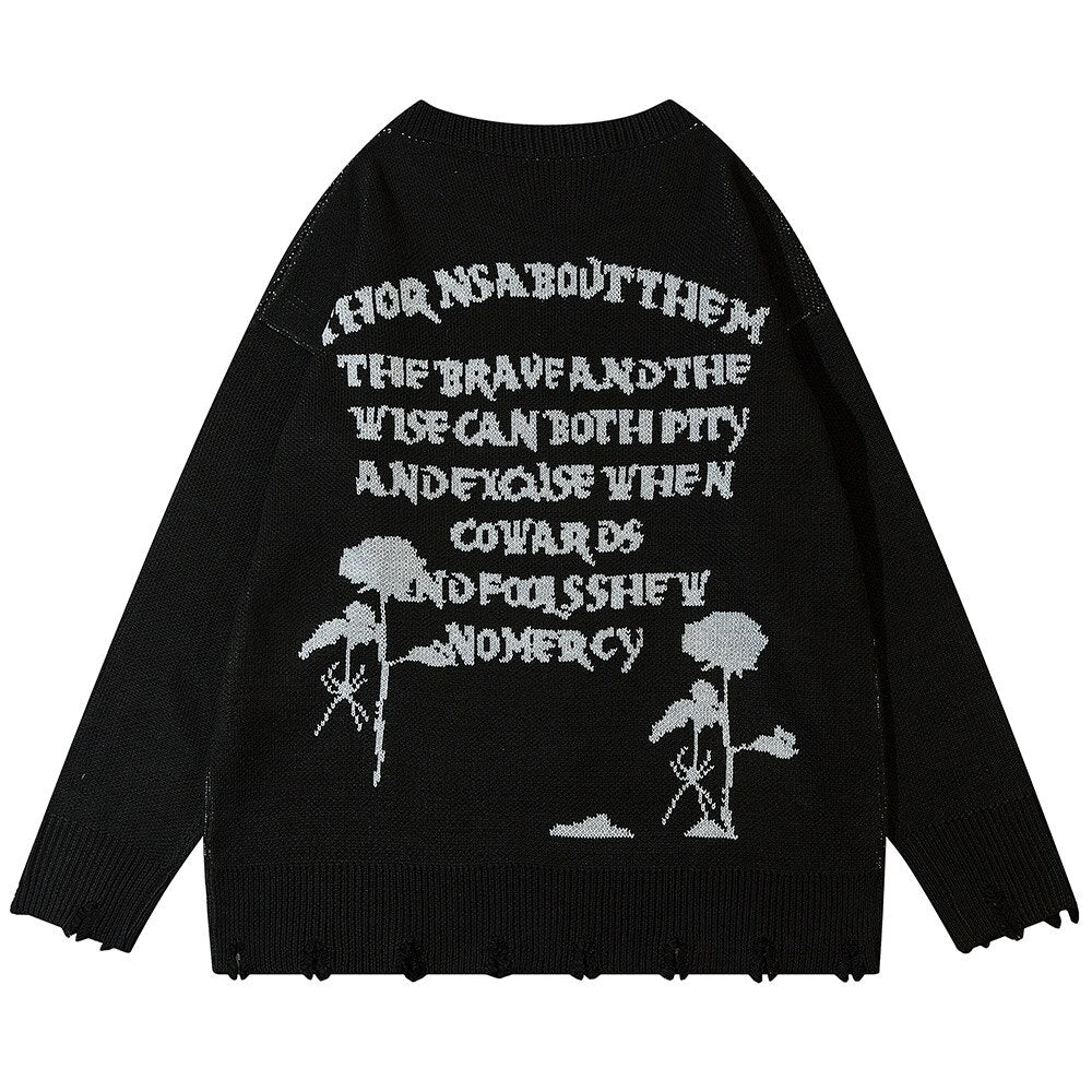 "Can't Be Bothered" Unisex Men Women Streetwear Graphic Sweater Daulet Apparel