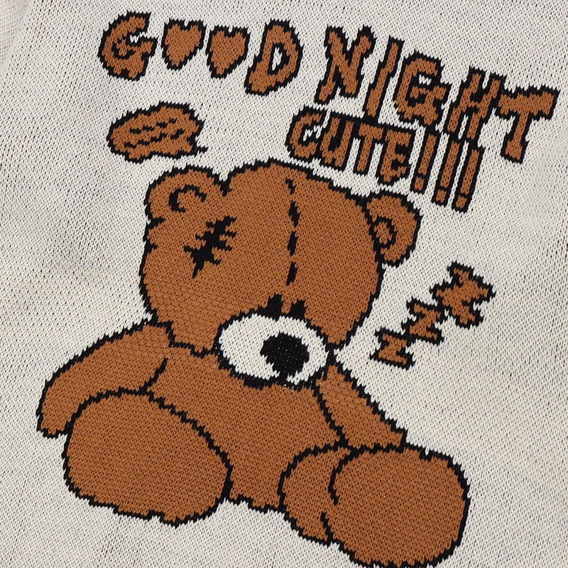 "Good Night" Unisex Men Women Streetwear Graphic Sweater Daulet Apparel