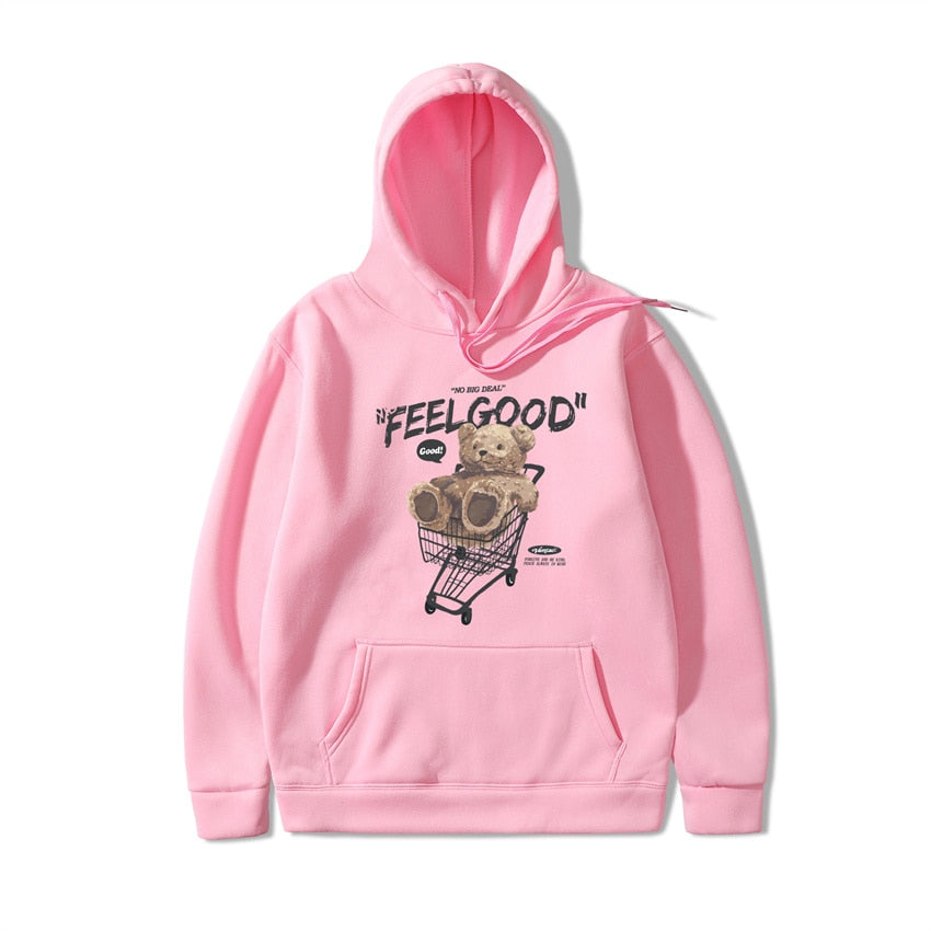 "Feel Good" Unisex Men Women Streetwear Graphic Hoodie Daulet Apparel