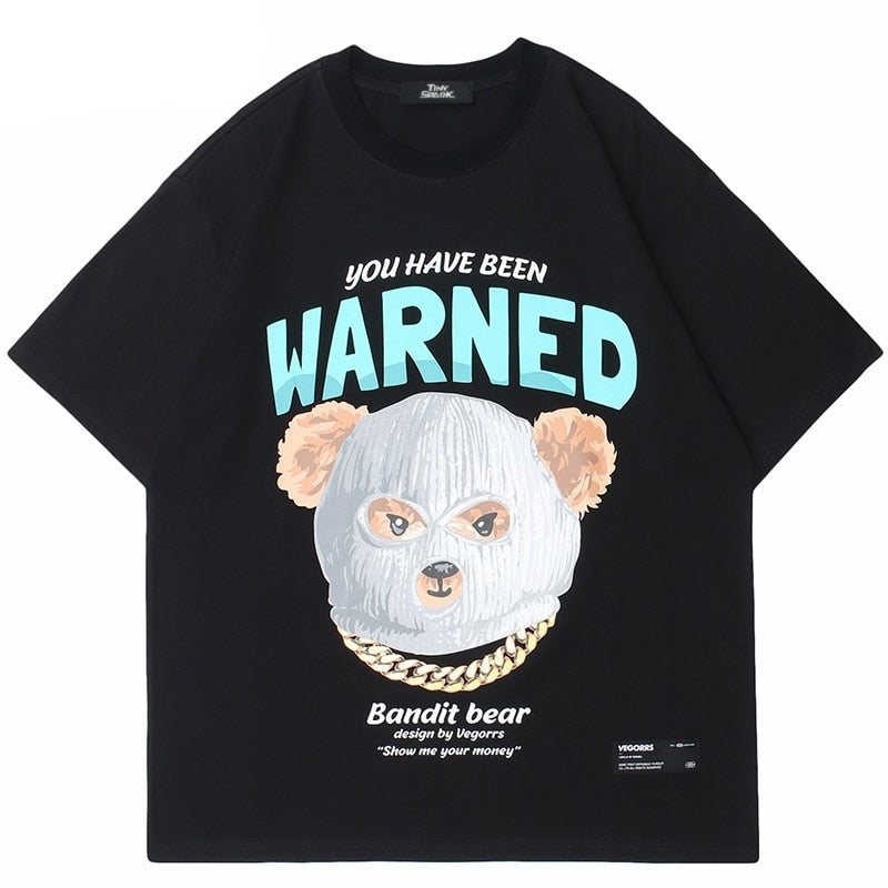 "Been Warned" Unisex Men Women Streetwear Graphic T-Shirt Daulet Apparel