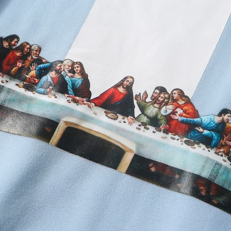 "The Last Supper" Unisex Men Women Streetwear Graphic Hoodie Daulet Apparel