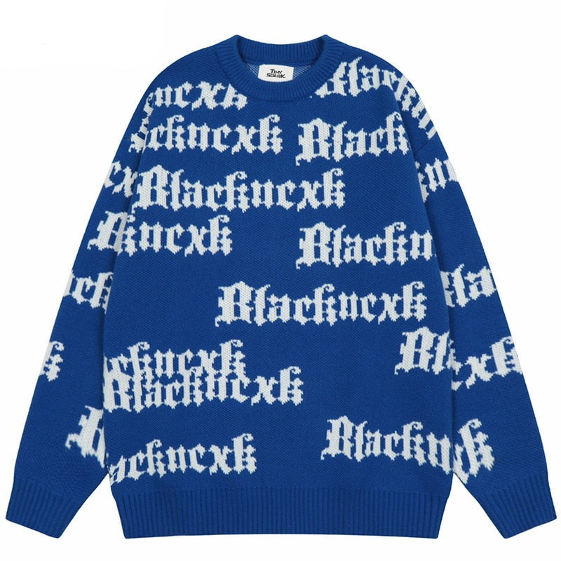 "Blue Magic" Unisex Men Women Streetwear Graphic Sweater Daulet Apparel