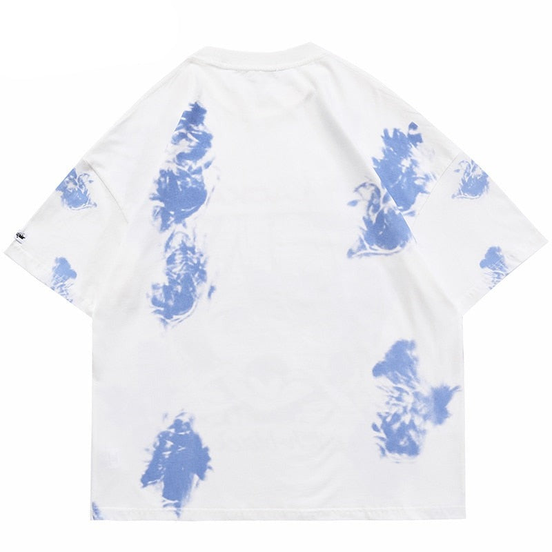 "Blue Air" Unisex Men Women Streetwear Graphic T-Shirt Daulet Apparel