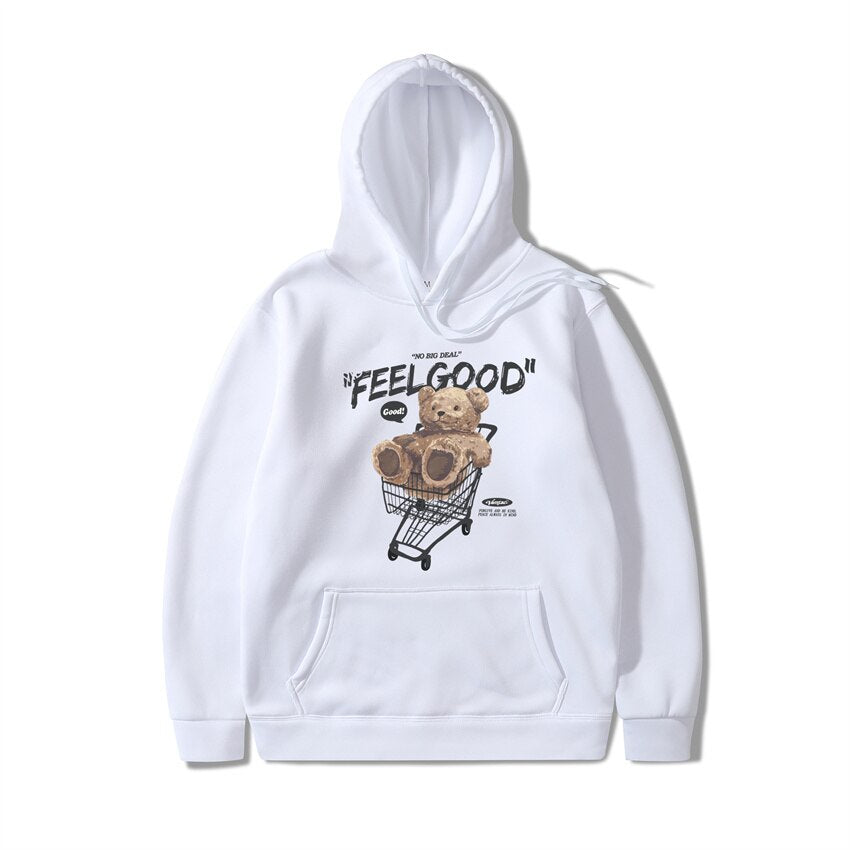 "Feel Good" Unisex Men Women Streetwear Graphic Hoodie Daulet Apparel