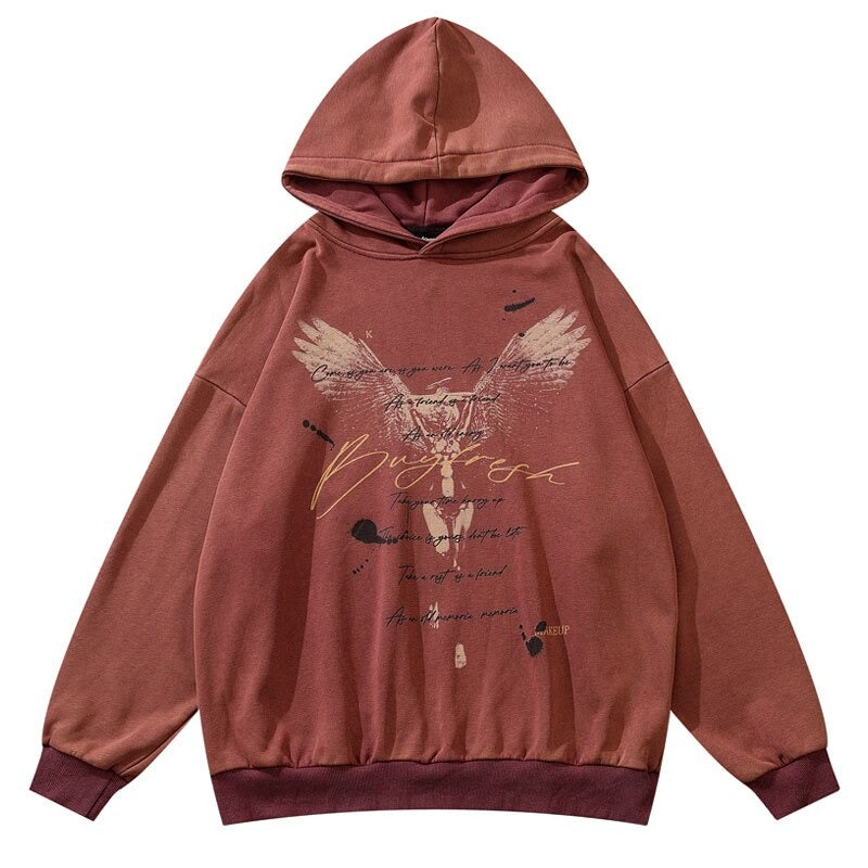 "Left In The Dark" Unisex Men Women Streetwear Graphic Hoodie Daulet Apparel