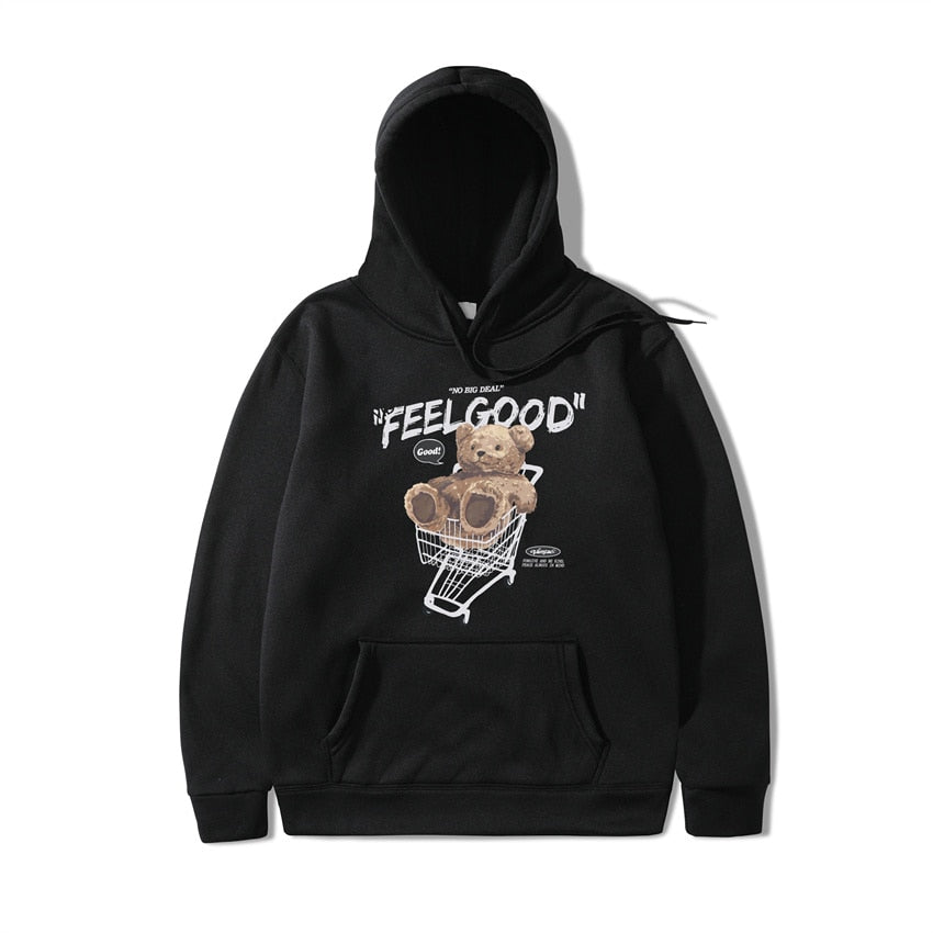 "Feel Good" Unisex Men Women Streetwear Graphic Hoodie Daulet Apparel