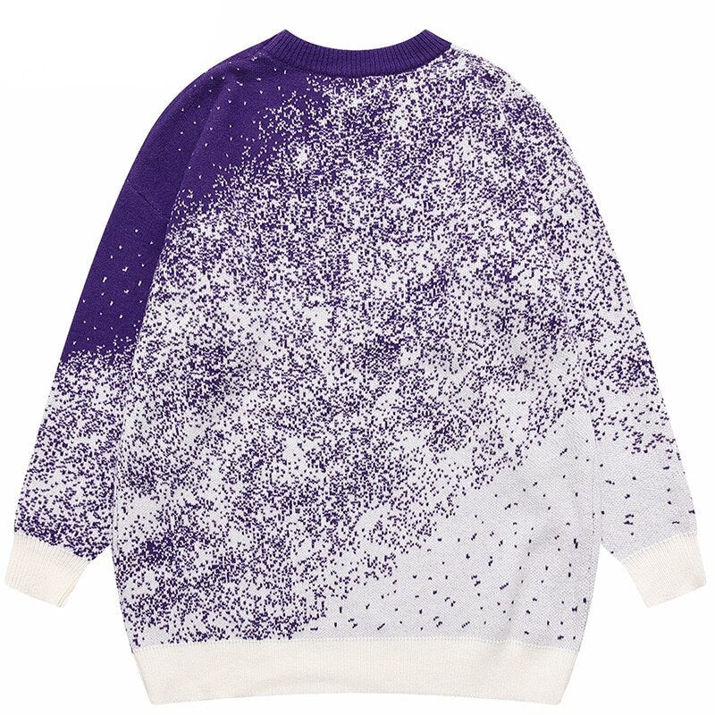 "Starry Night" Unisex Men Women Streetwear Graphic Sweater Daulet Apparel