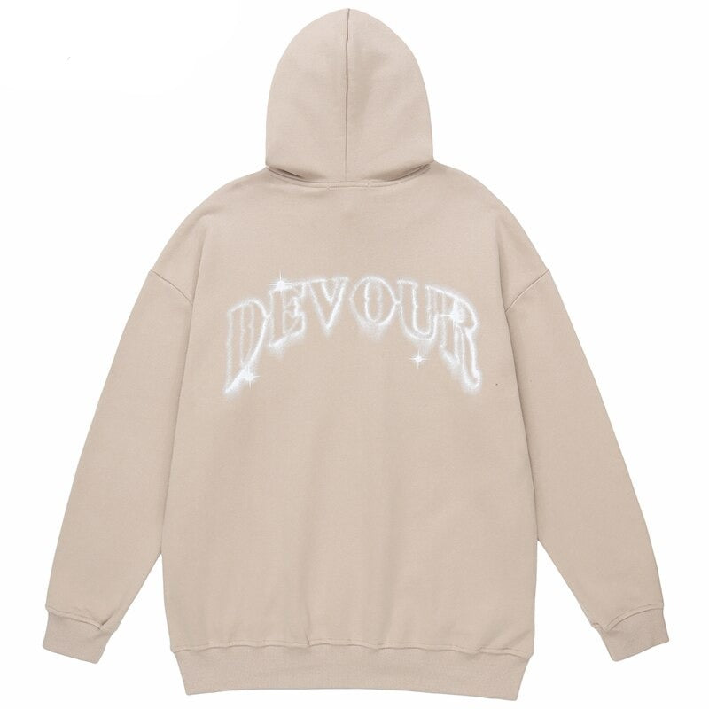 "Devour Forever" Unisex Men Women Streetwear Graphic Hoodie Daulet Apparel