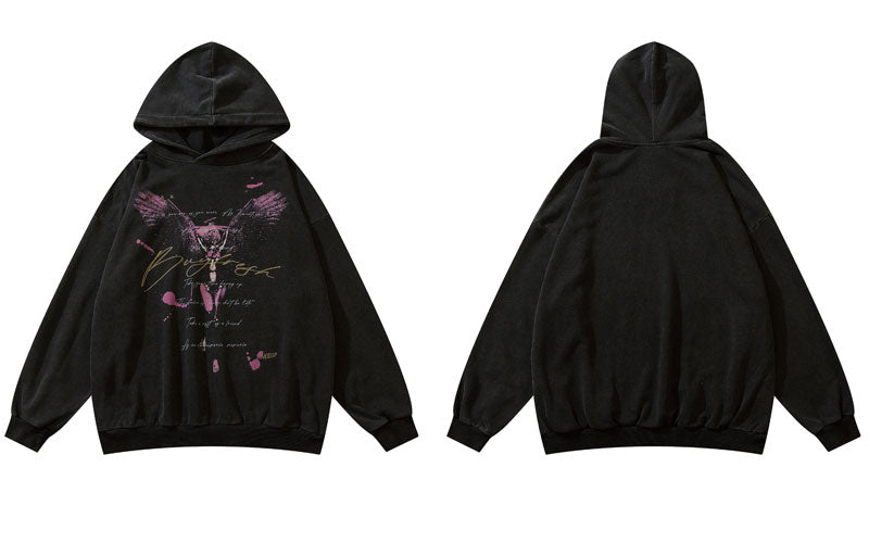 "Left In The Dark" Unisex Men Women Streetwear Graphic Hoodie Daulet Apparel