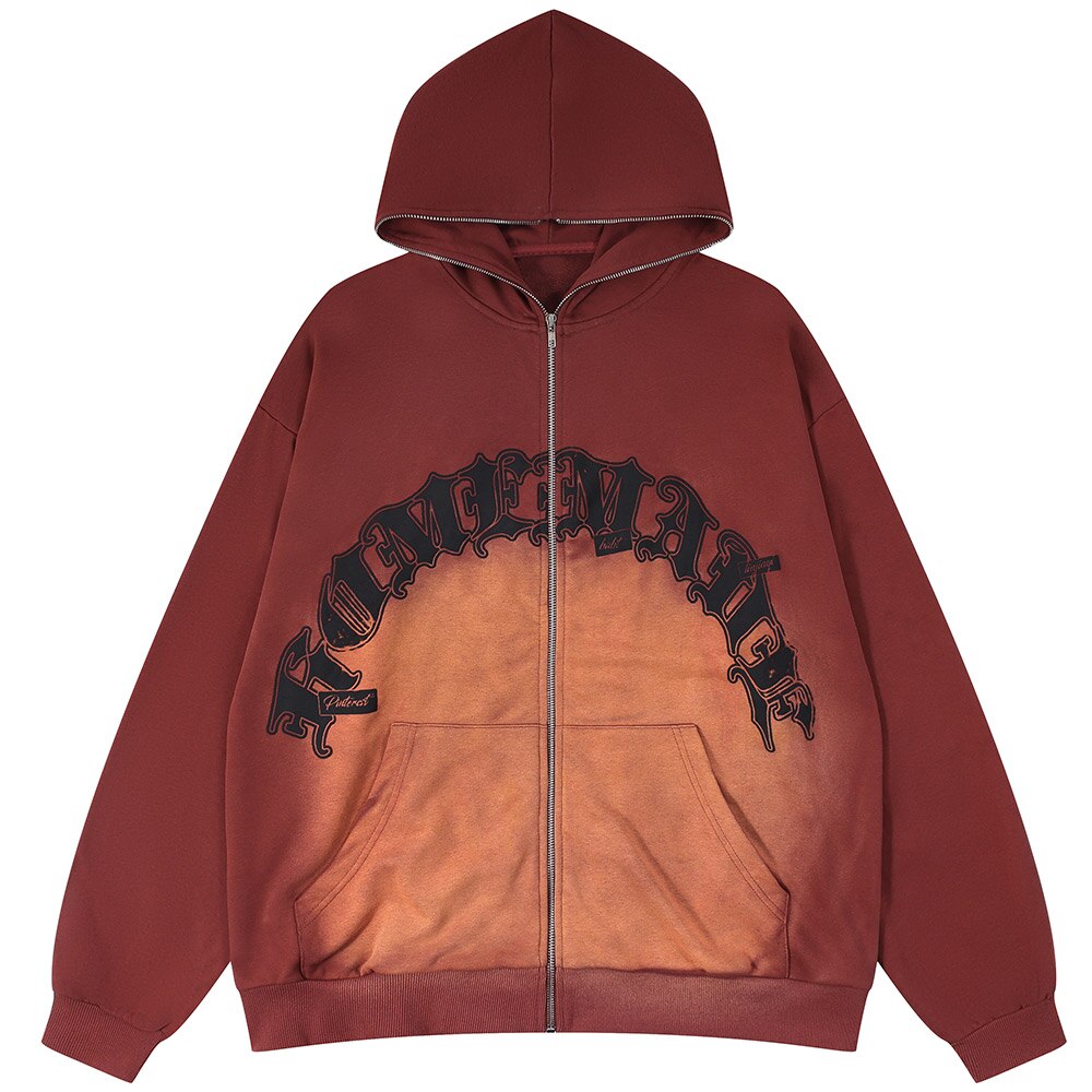 "Mainland" Unisex Men Women Streetwear Graphic Hoodie Daulet Apparel