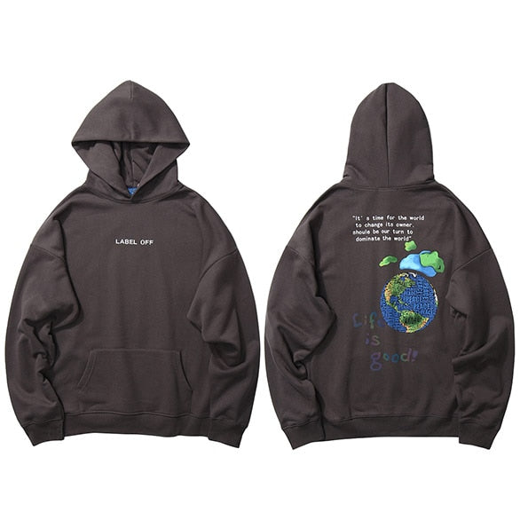 Life is good online hoodie mens