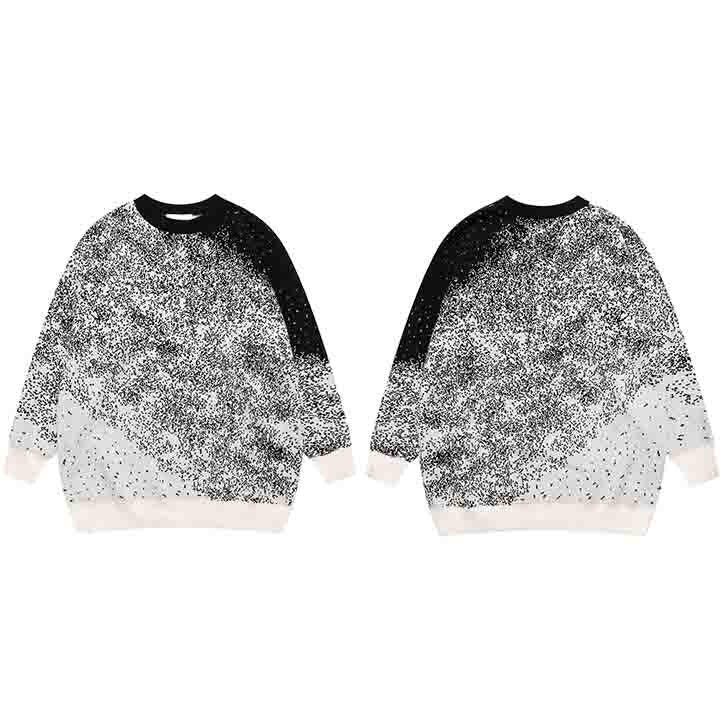 "Starry Night" Unisex Men Women Streetwear Graphic Sweater Daulet Apparel