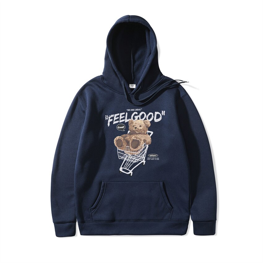 "Feel Good" Unisex Men Women Streetwear Graphic Hoodie Daulet Apparel