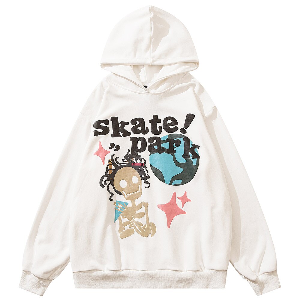 "Skate Park" Unisex Men Women Streetwear Graphic Hoodie Daulet Apparel