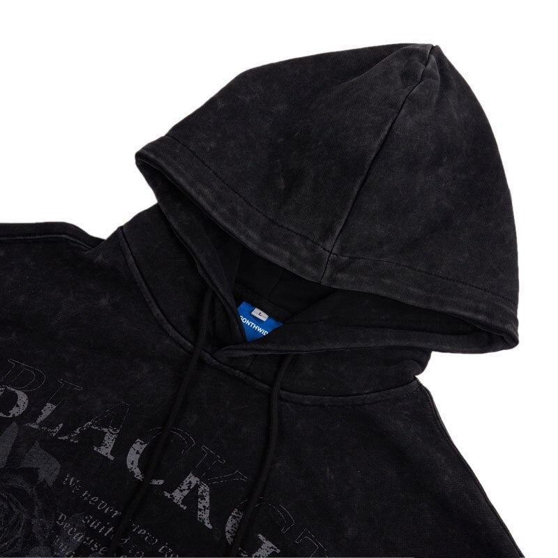 "Black Gate" Unisex Men Women Streetwear Graphic Hoodie Daulet Apparel